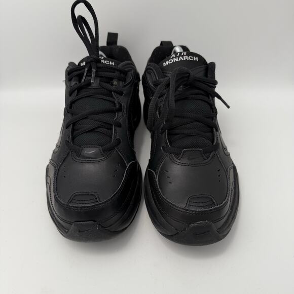 Nike AIR MONARCH 4E Mens Black 416355 001 Walking Shoes Men’s 8 WIDE EXCELLENT - Picture 5 of 9